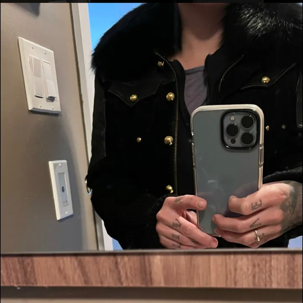 Marciano coat real fox fur 🦊